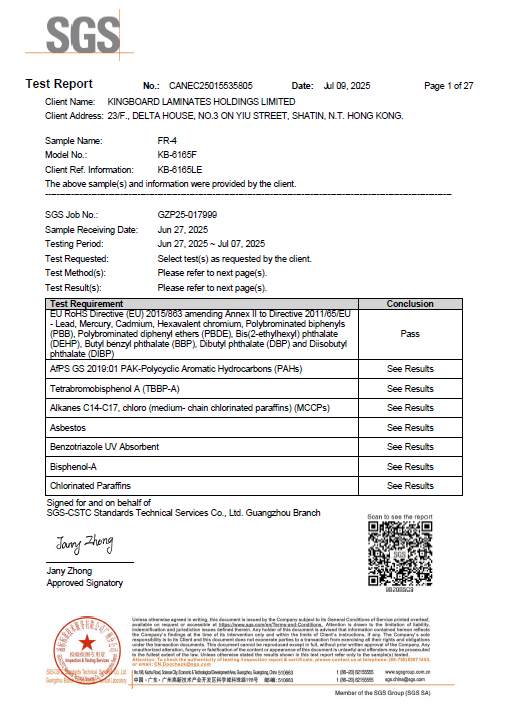 RoHS test Report
